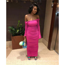 C6438 fall fashion women sexy backless dress maxi dress women